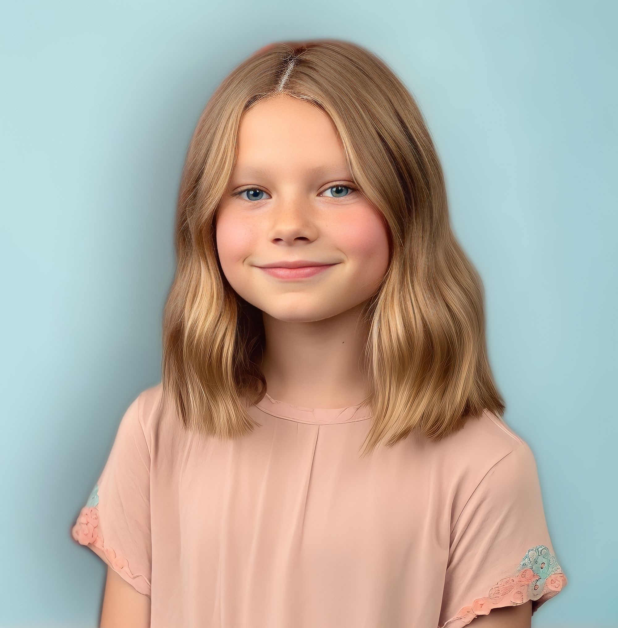 perruque blonde enfant